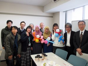 写真：送別会の様子