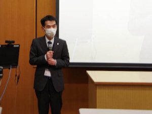 松浦副学長による挨拶