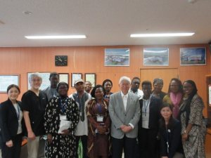 田中病院長への表敬訪問