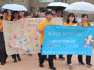 24時間リレーウォークの様子