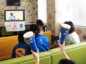 パブリックビューイングの様子１