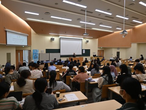 開学５０周年記念事業「ジョイントディグリープログラム開設記念シンポジウム」を開催しました。