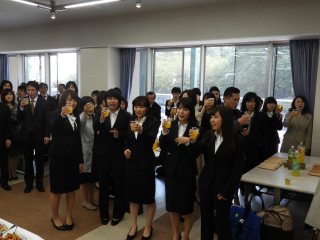 写真：入学祝賀会の様子