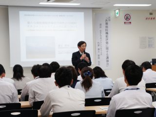 写真：病院長の挨拶