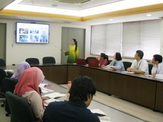 Gave a presentation Gave a presentation
