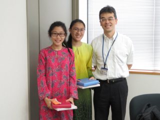 With Prof. Terada, Head of Pharmacy With Prof. Terada, Head of Pharmacy
