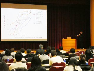 多賀先生の講演 写真:多賀先生の講演