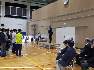 写真：開会式の様子