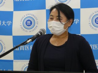 写真：中井先生　講義の様子