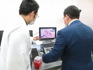 医師臨床教育センターにて2