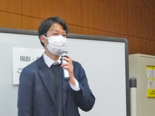 写真：副実行委員長の亀田さん