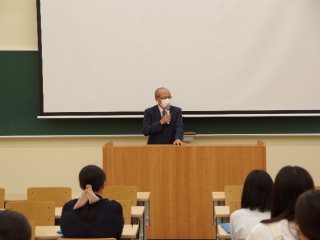 上本学長の挨拶