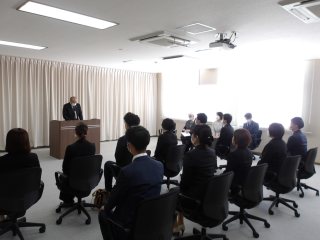 上本学長の挨拶