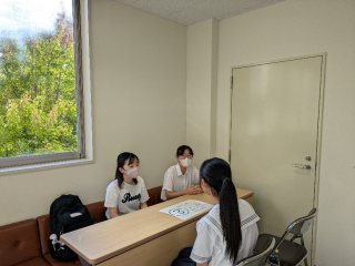 学生個別相談会の様子