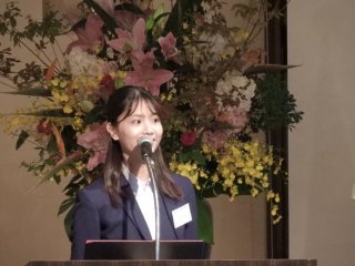 医学部医学科第５学年学生・中島花音さんによる記念講演