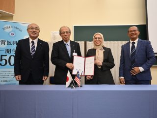 a signing ceremony of JDP agreement