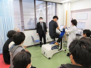 【見学】 心肺運動負荷試験と運動処方