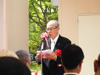上本学長による式辞 上本学長による式辞
