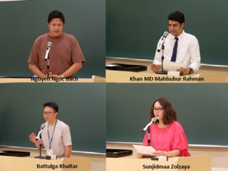 博士課程修了予定学生のスピーチ 博士課程修了予定学生のスピーチ