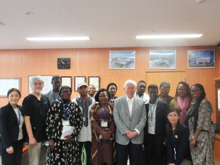 田中病院長への表敬訪問