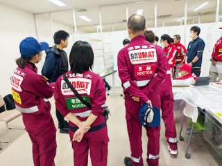 DMAT活動拠点本部訓練（大津市保健所）