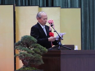 上本学長告辞