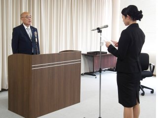 修了生代表謝辞